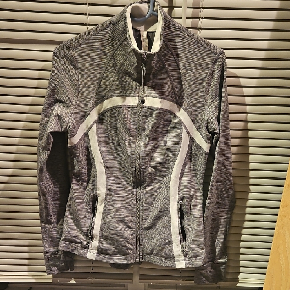 Lululemon Athletica Gray and Cream Jacket